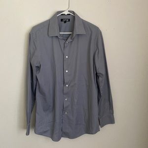 Apt.9 size 16.5 grey formal button up